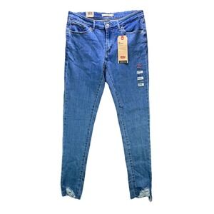 Levi's Jeans Womens 30x32 Blue 711 Skinny Mid Rise Hypersoft Stretch Denim NWT
